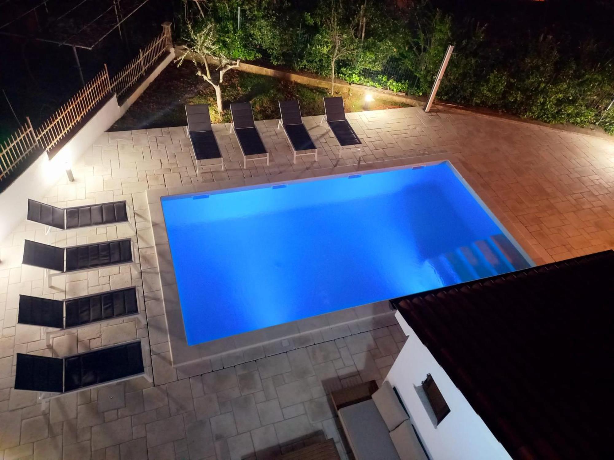 Big Swimming Pool Apartment Monvidal Pula Exteriör bild
